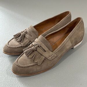 DV by Dolce Vita Taupe Suede Tassel Loafers